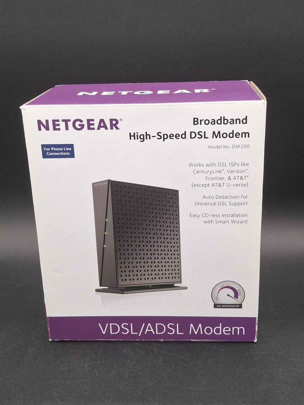 NETGEAR DM200 DSL Modem VDSL ADSL Broadband High Speed CenturyLink Frontier